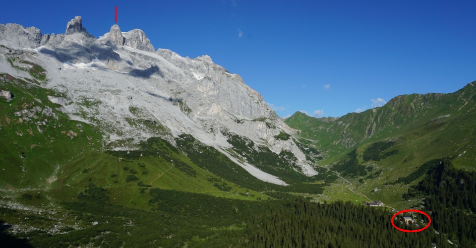 Blick auf die Drei Türme