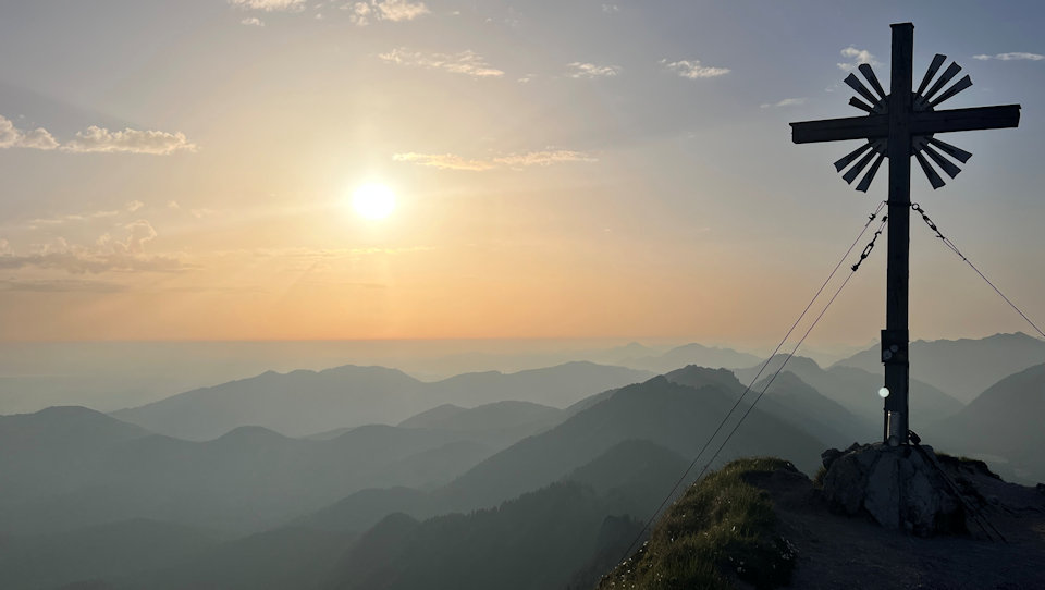 Große Klammspitze im Gegenlicht