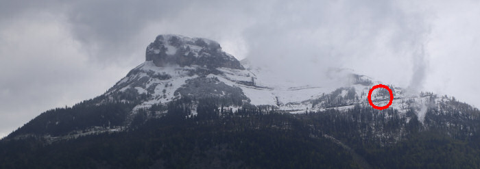 Blick auf den Loser und die Loserhütte