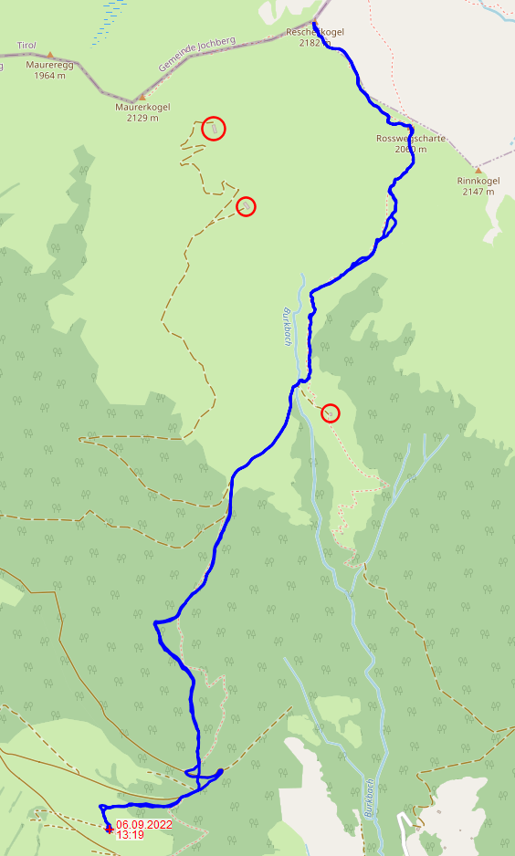 Rescheskogel GPS Track