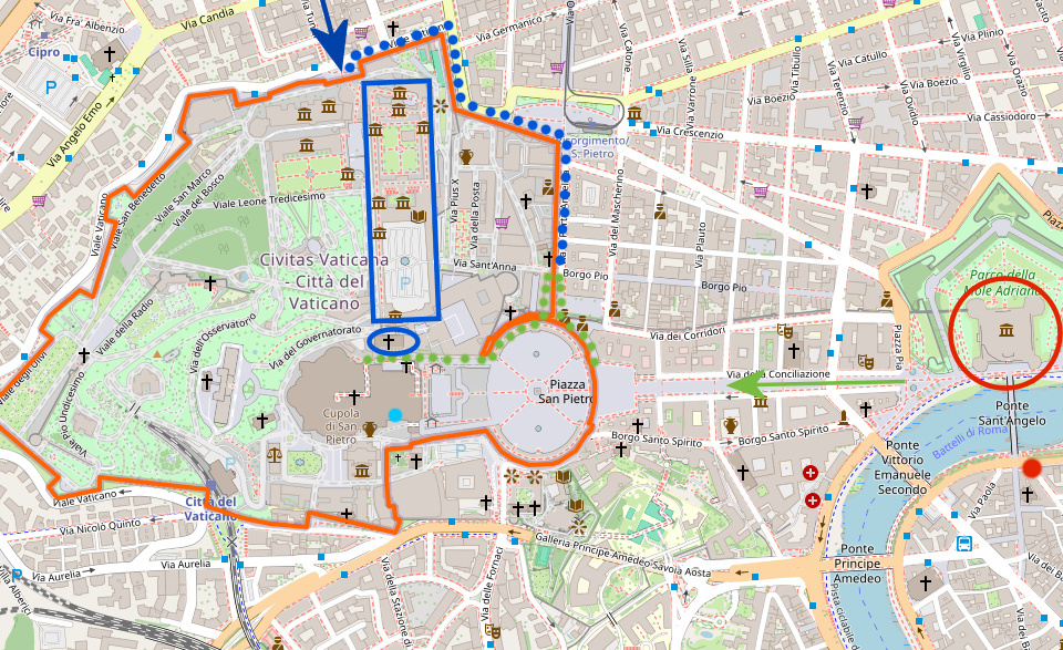 Vatikanstaat OpenStreetMap.org