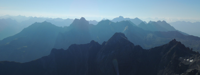 Blick von der Wetterspitze nach Osten