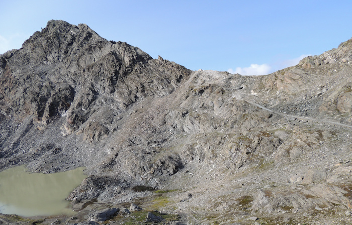 Meraner Höhenweg Blick zum Eisjöchl