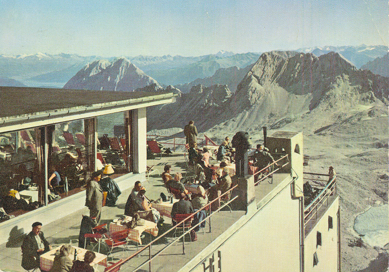 alte Postkarte Zugspitze