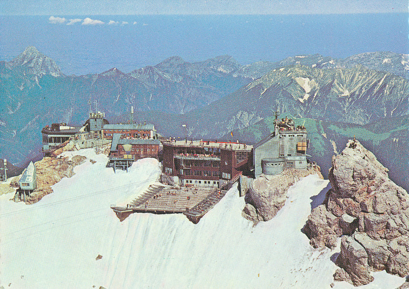 alte Postkarte Zugspitze