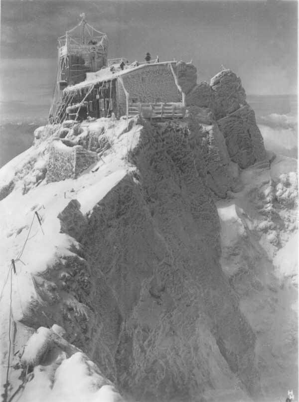 alte Postkarte Zugspitze