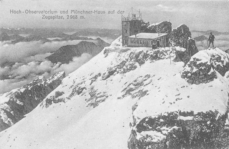 alte Postkarte Zugspitze